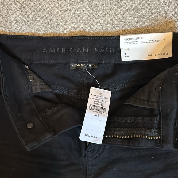 AE American Eagle next level high waisted denim short, size 2 - Picture 4 of 8